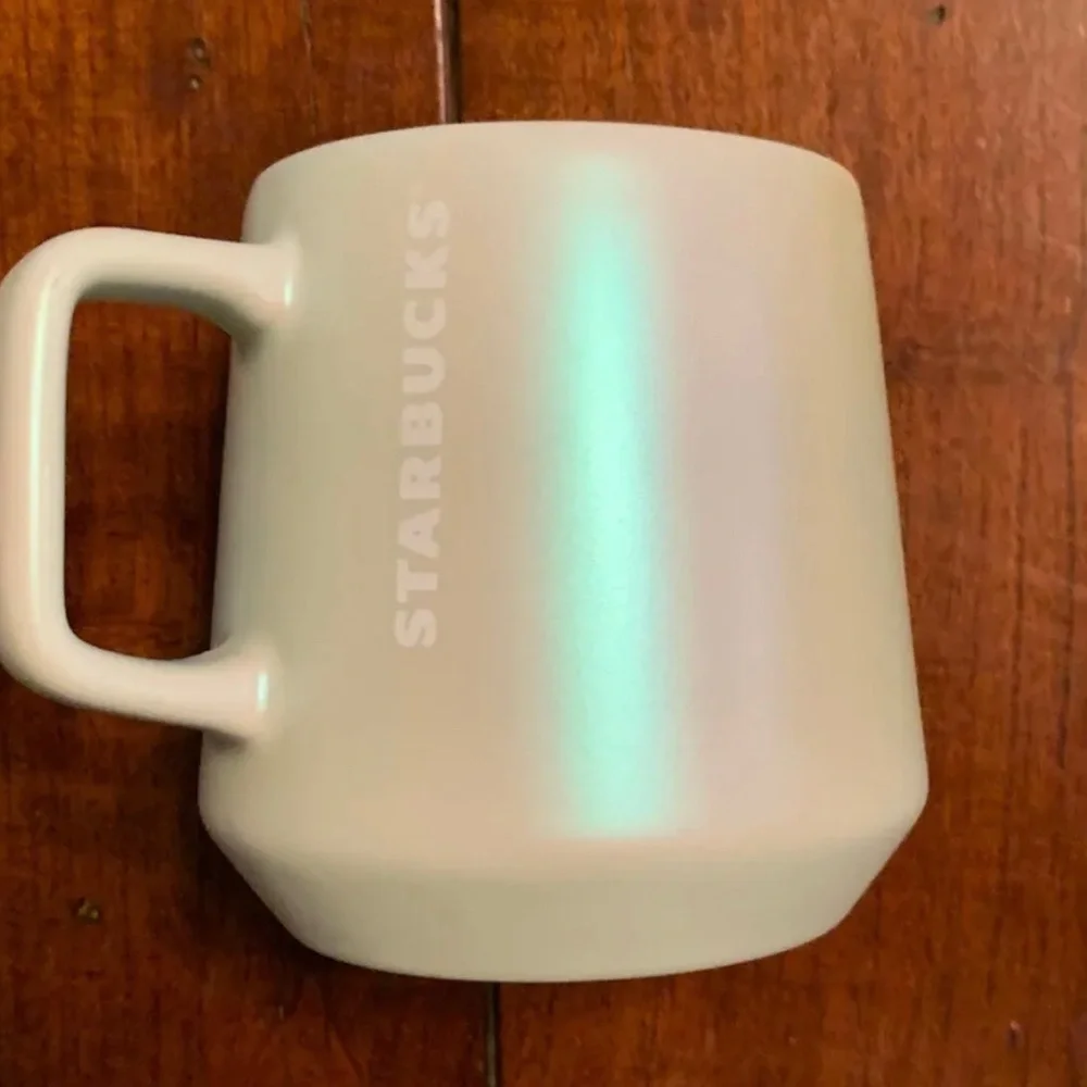Starbucks Shimmer Mint Green 12 Oz Ceramic Mug 2021